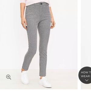 Loft Pants - houndstooth